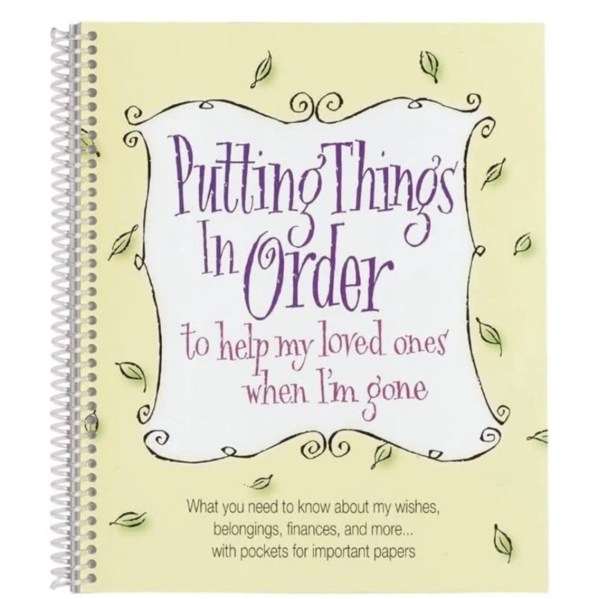 End Of Life Planner Emergency Loose-leaf Binder