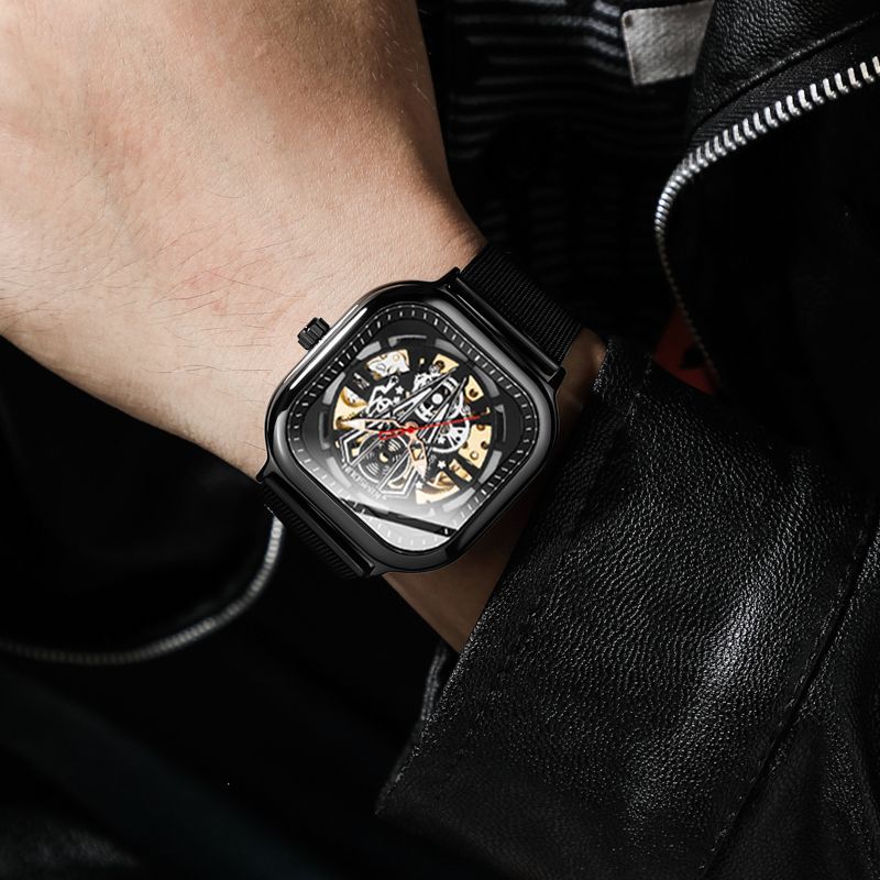 Men's Fashion Skeleton Automatic Mechanical Watch
