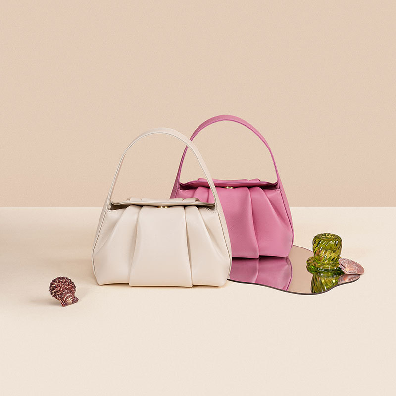 Pleated Cloud Handbag