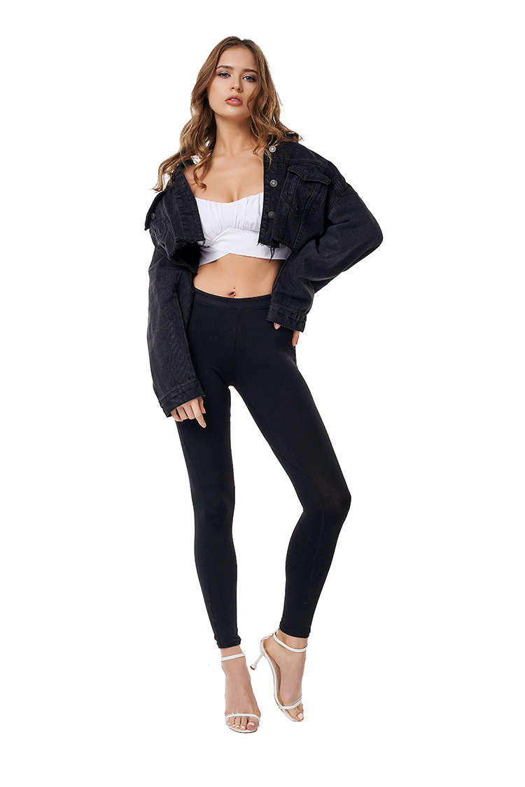 Women Short Loose Denim Jacket - Image 3