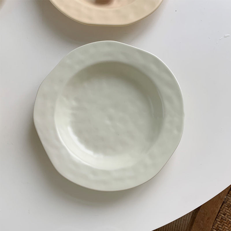 Irregular Hand-Squeezed Matte Tableware - Image 2