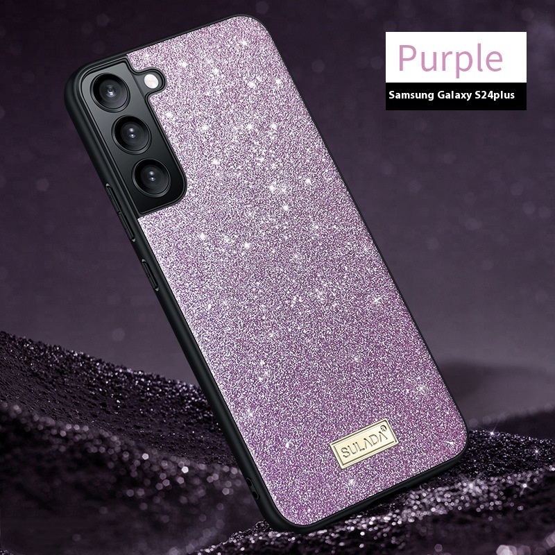 Drop-resistant Glitter Leather Phone Case - Image 2