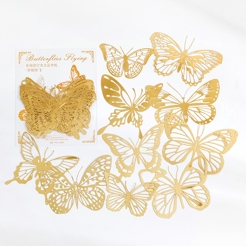 Lace Paper Journal Material Decorative Sticker - Image 3