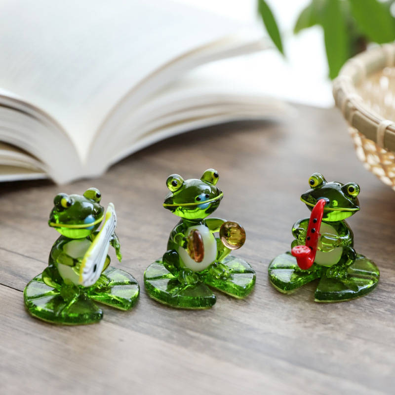 Home Decor Glass Frog Ornament - Image 10