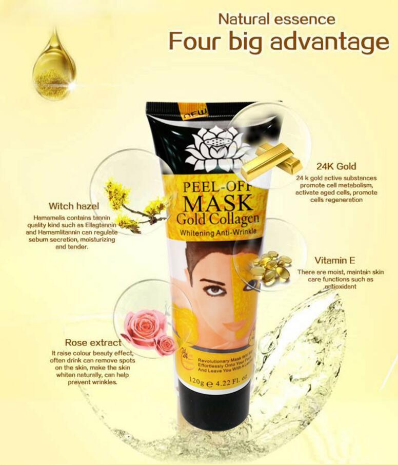 Gold Collagen Peel off Mask - Image 4