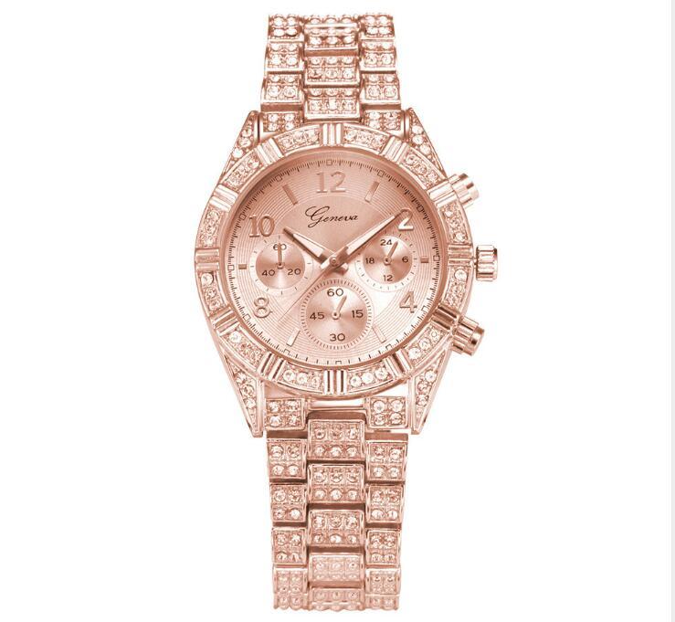 Women Crystal Quartz Analog Wrist Watch - Image 3