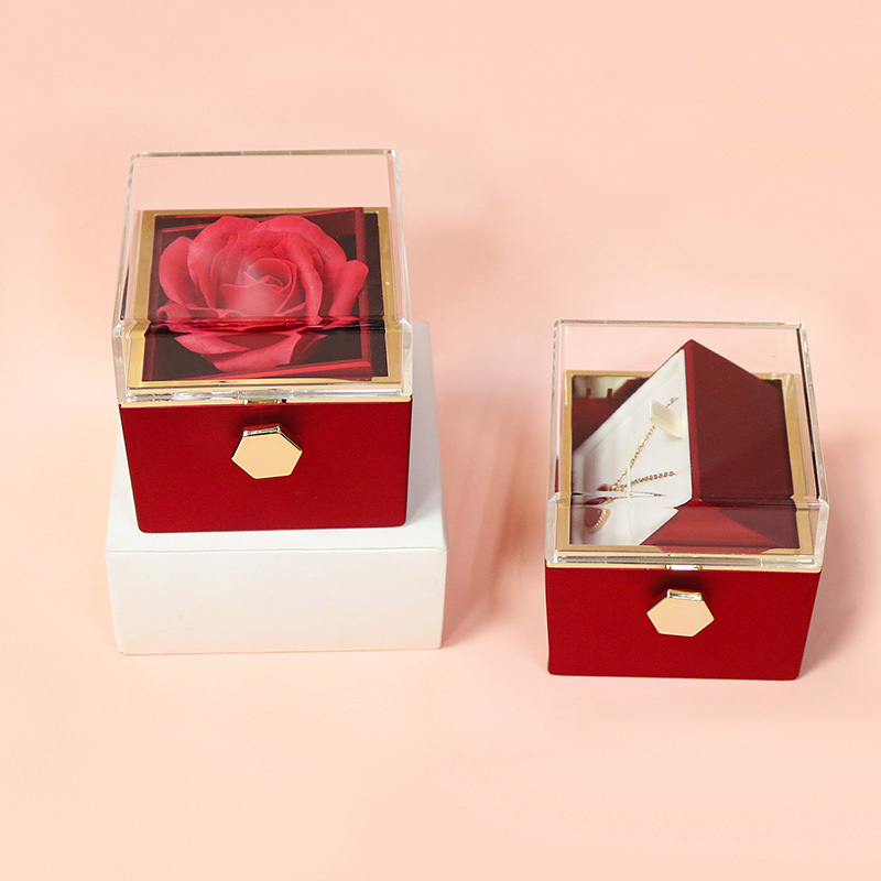 Creative Rotating Soap Flower Rose Gift Box - Image 6