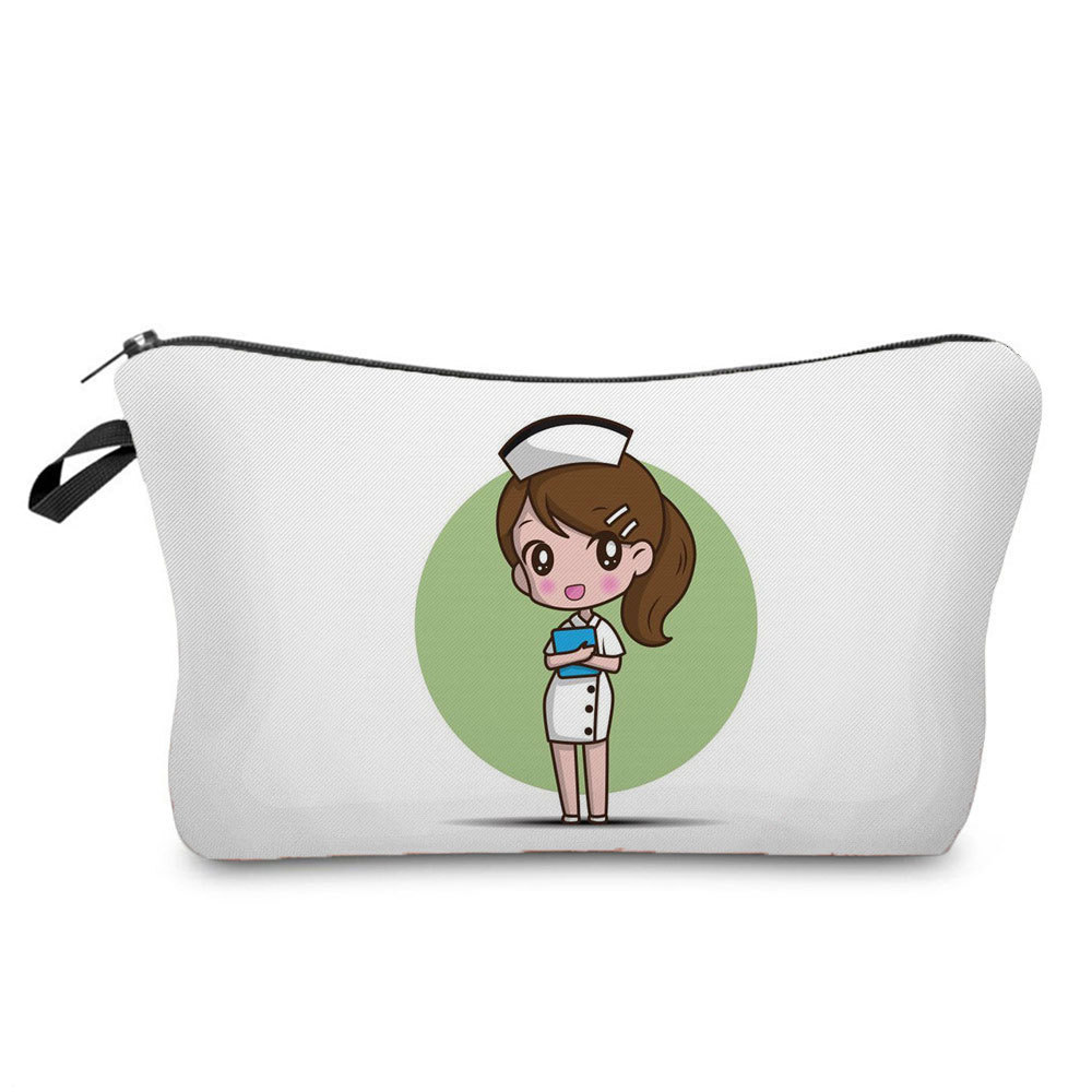 Angel Nurse Printed Makeup Storage Bag - Image 6
