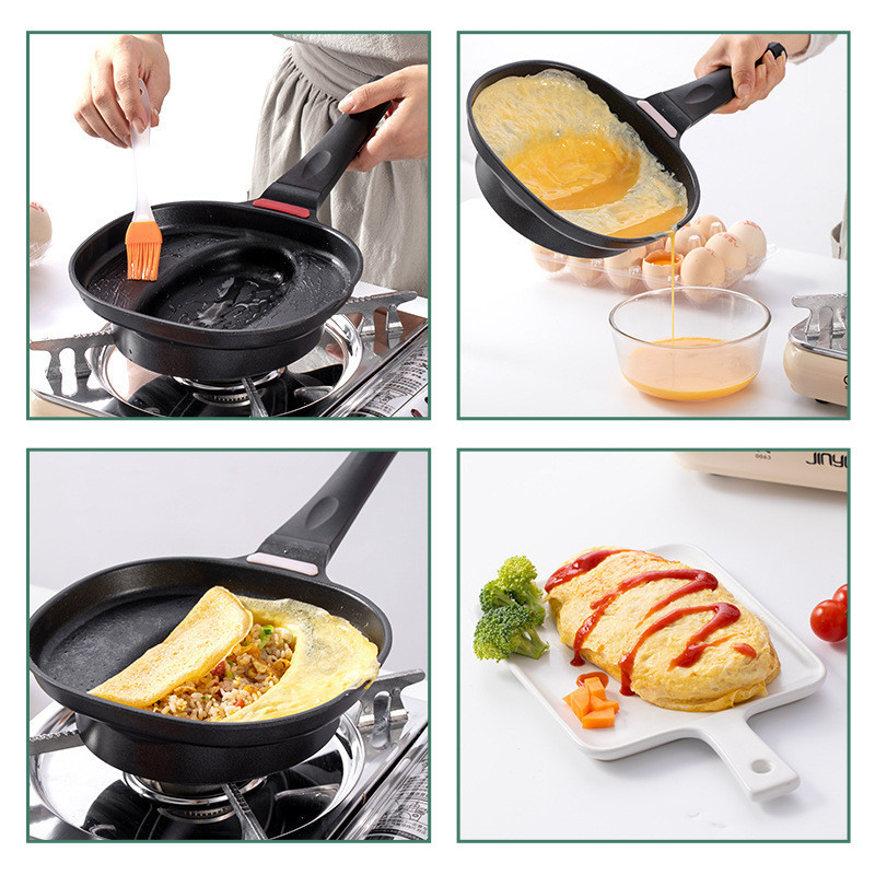 Non-Stick Omelette Rice Frying Pan - Image 3