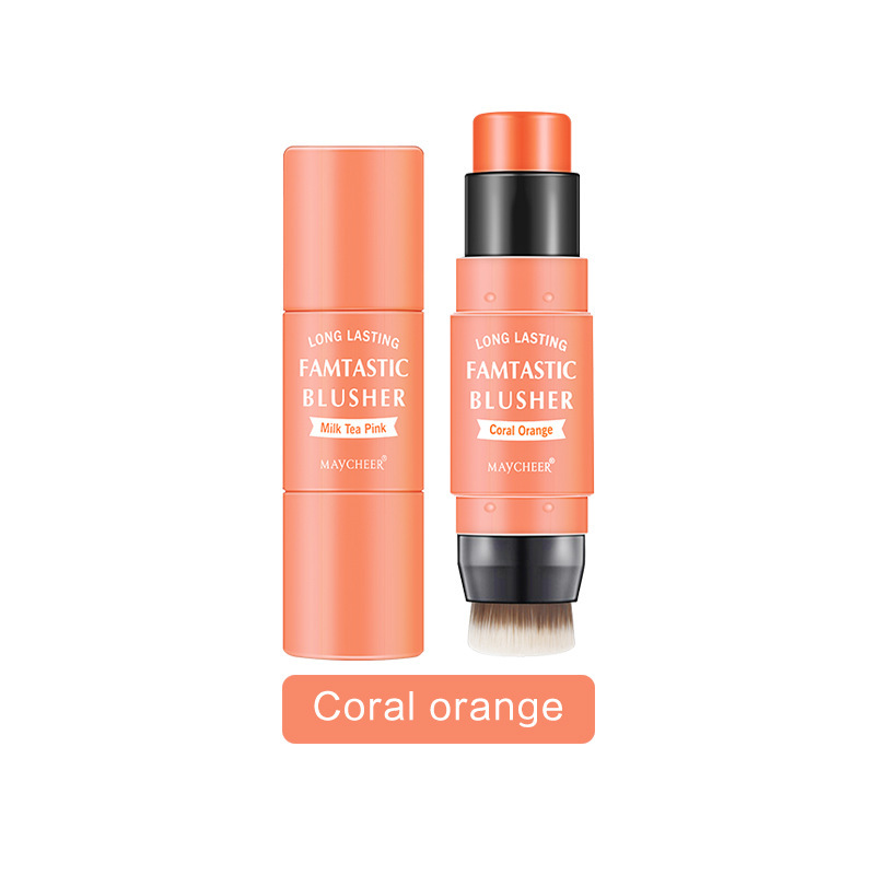 Portable Two-in-one Thin And Glittering Blush Stick - Image 3