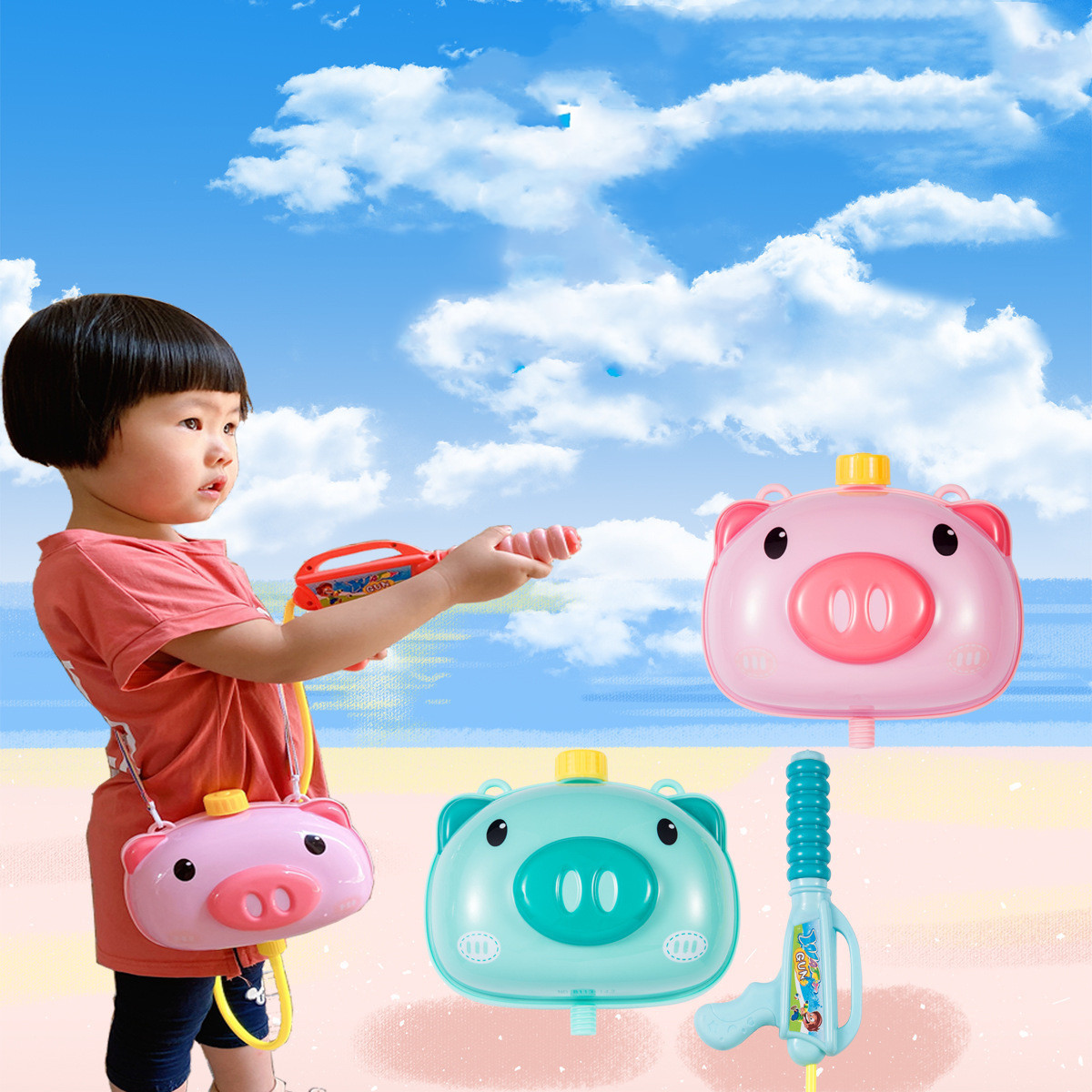 Water Gun Suction Backpack - Image 2
