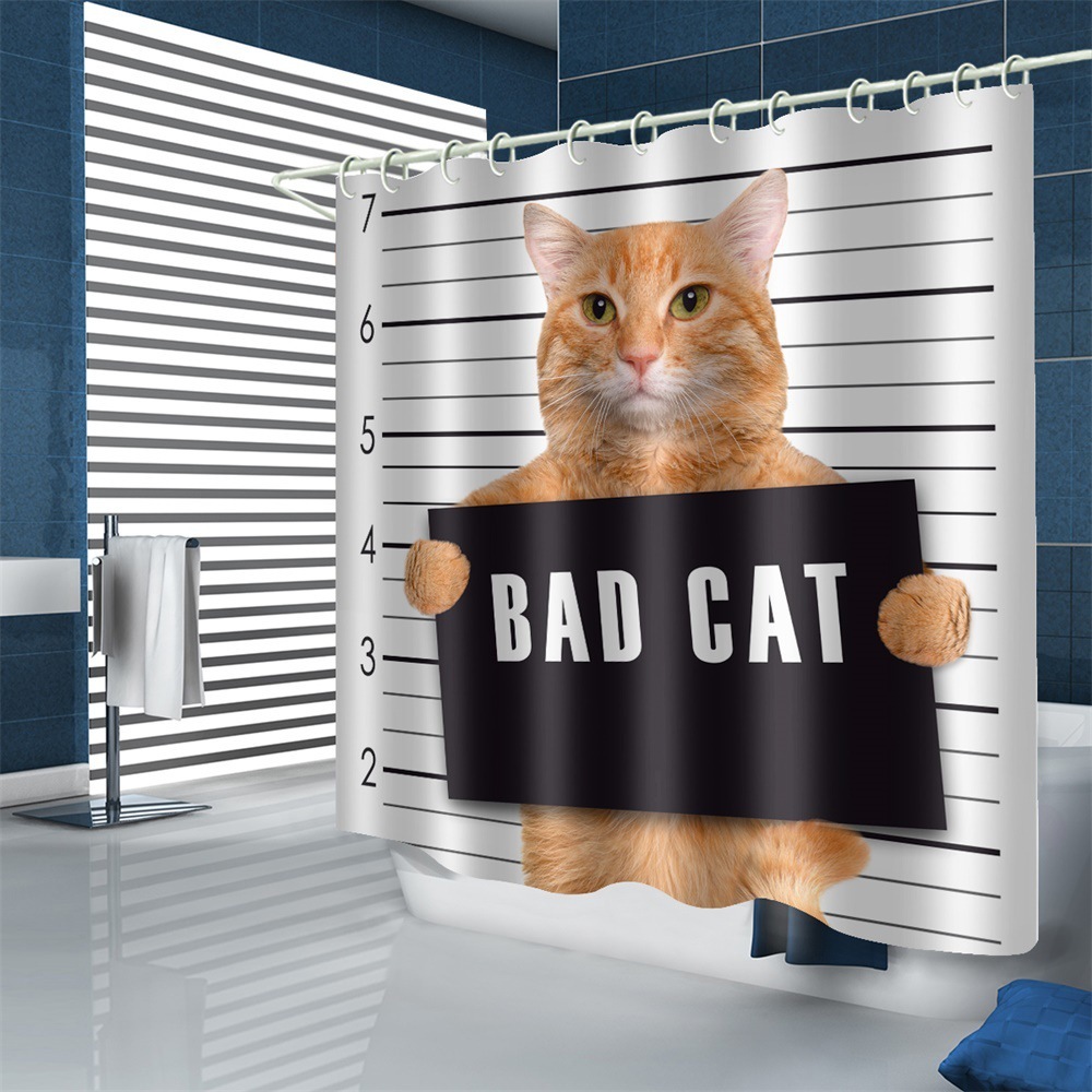 Waterproof Polyester Shower Curtain
