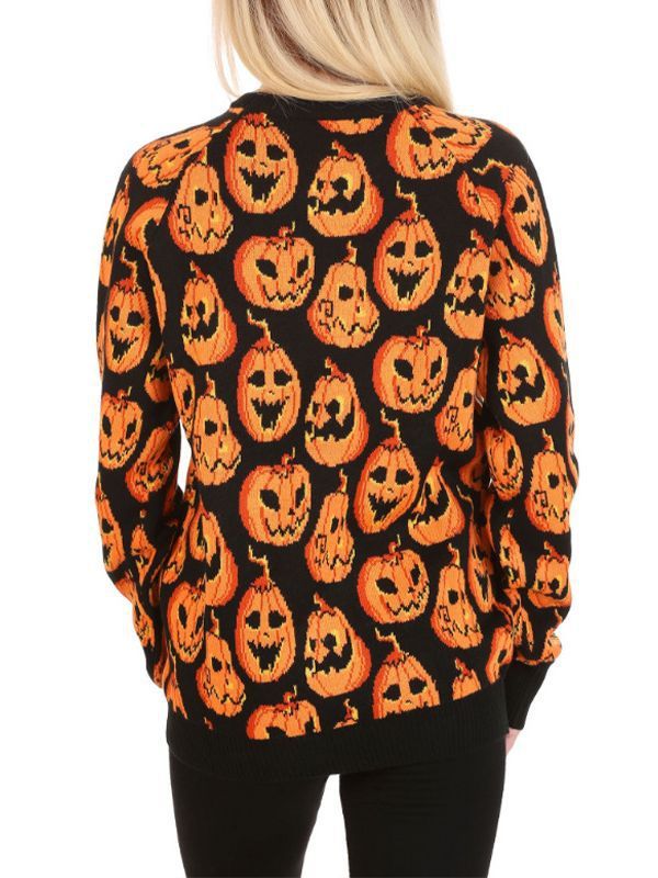 Pumpkin Jacquard Knitwear - Image 6