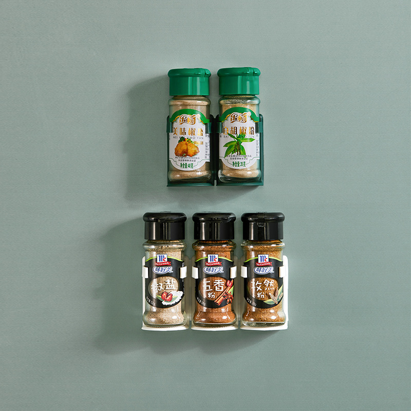 Wall Mounted Kitchen Seasoning Jar Rack - Image 3