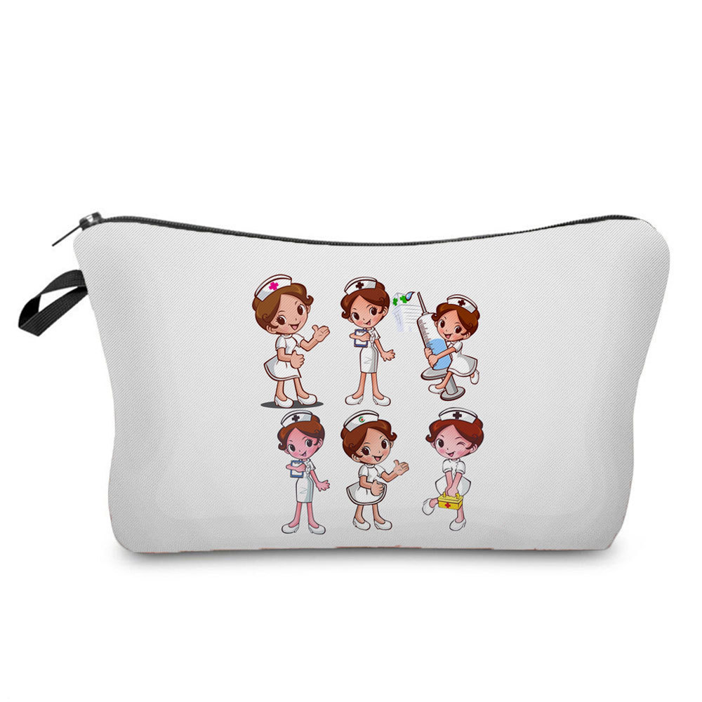 Angel Nurse Printed Makeup Storage Bag - Image 8