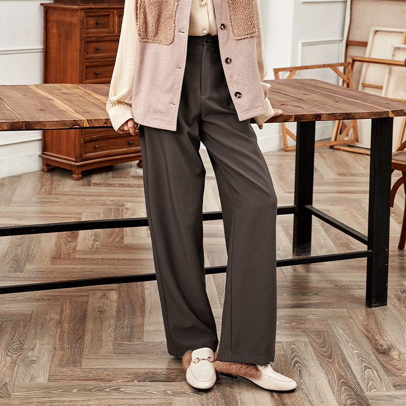 High Waist Wide Leg Trousers - Image 7