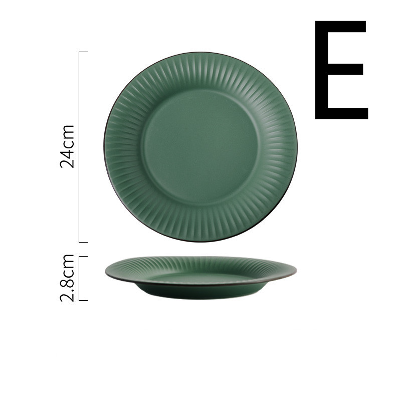 Ceramic Green Bowl And Tableware Set - Image 5
