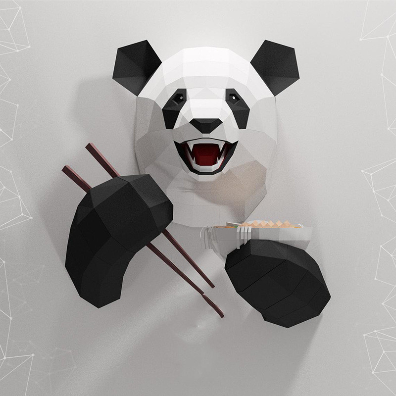 Greedy Panda Wall Hanging Ornaments