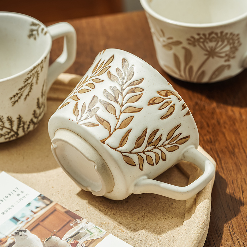 Minimalist Nordic Ceramic Hand-Painted Mugs - Image 3