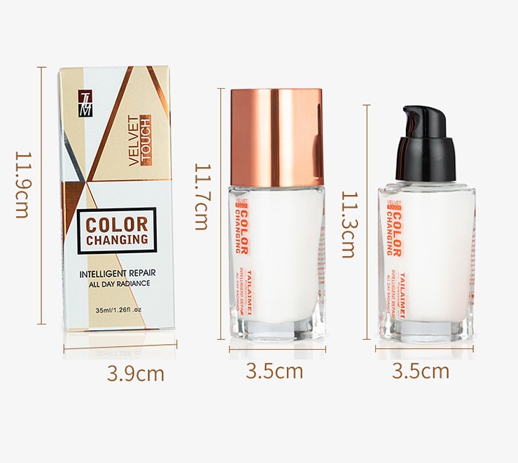 Warm Skin Tone Liquid Foundation - Image 2