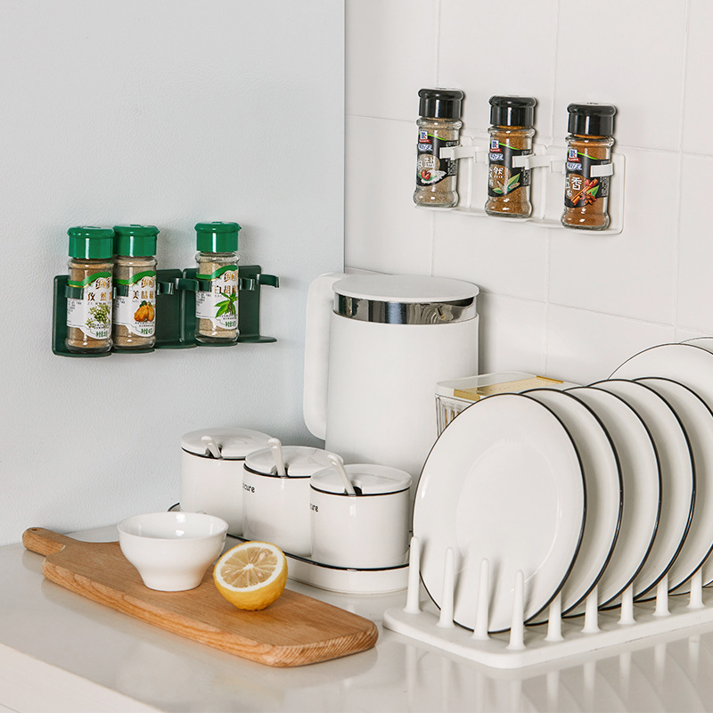 Wall Mounted Kitchen Seasoning Jar Rack - Image 4