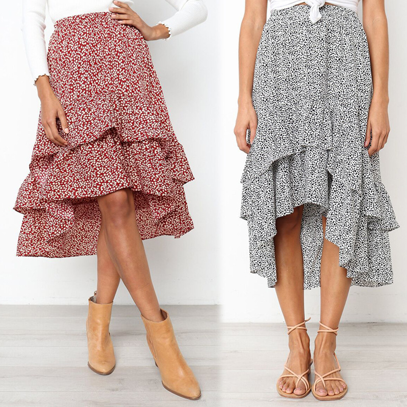 Women's Winter Floral Skirt