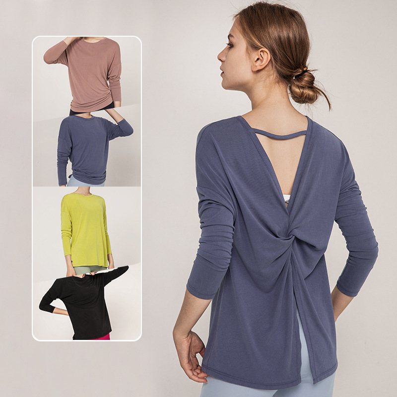 Yoga Wear Long Sleeve Blouse