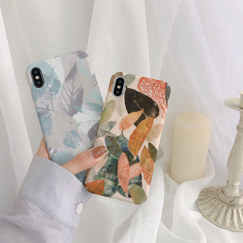 Fashion Spring Simple Leaf Phone Case