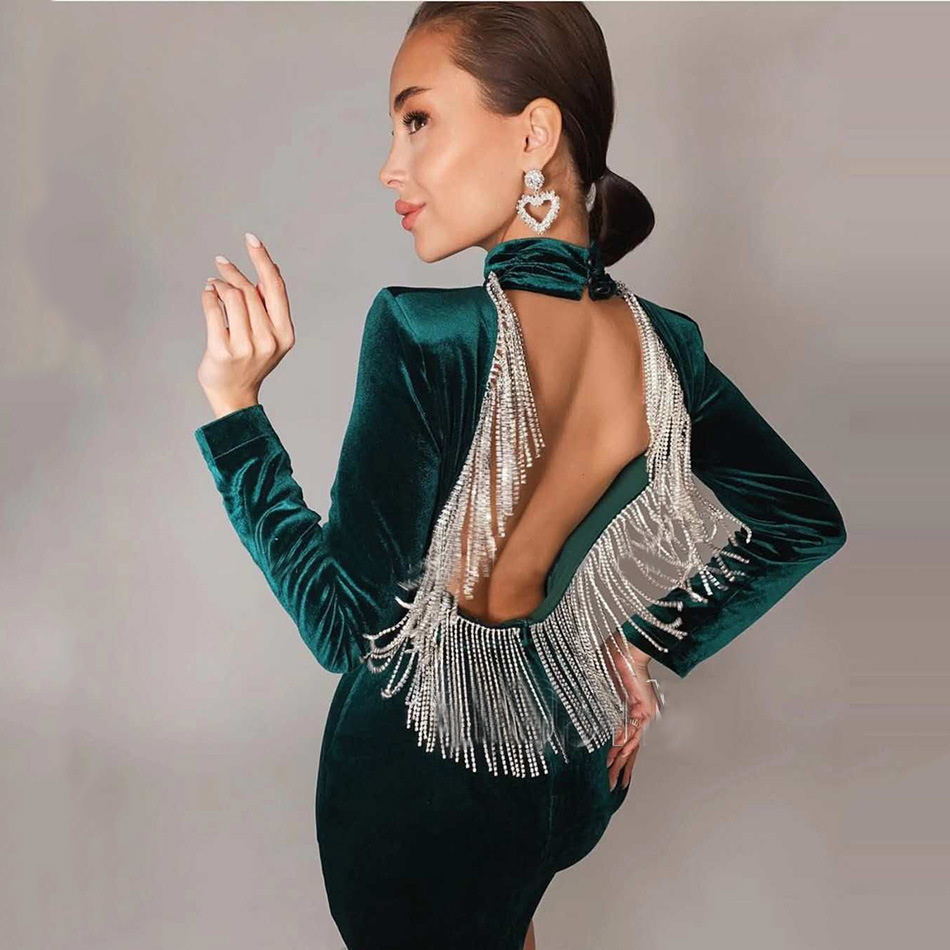 Sexy Back Tight Party Bandage Dress - Image 7