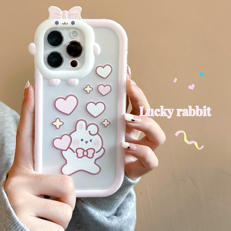 Cartoon Transparent Little Phone Case - Image 2