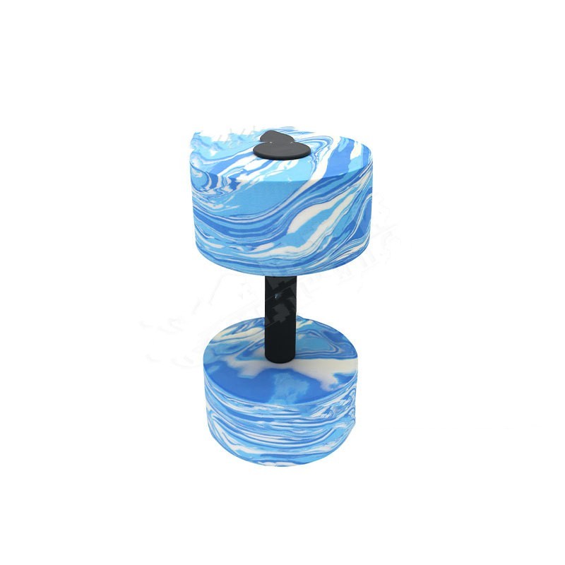Blue And White Camouflage Floating Dumbbell - Image 4