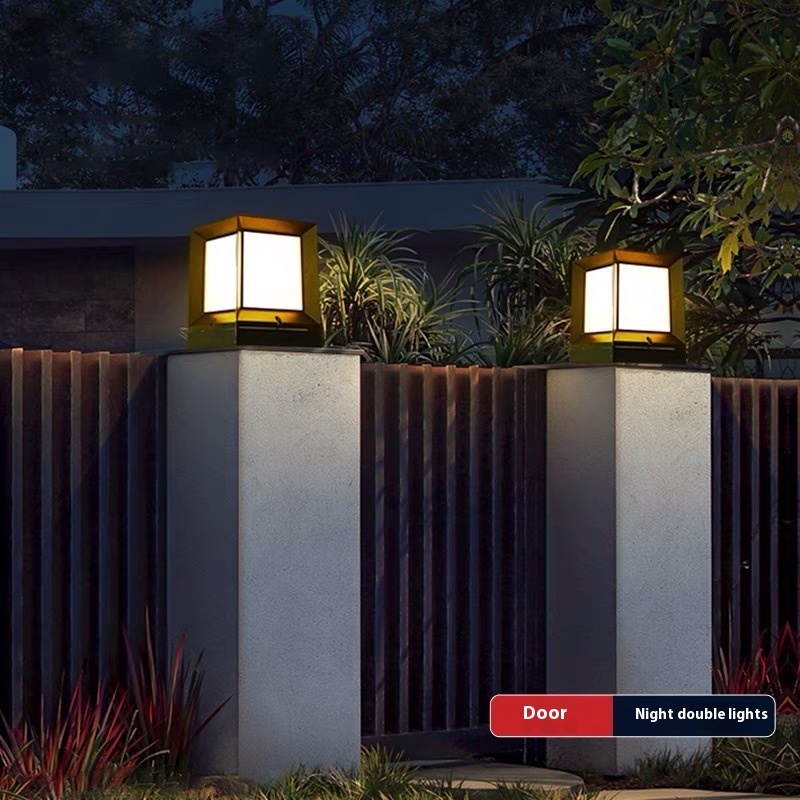 Waterproof Garden Pillar Wall Lamp