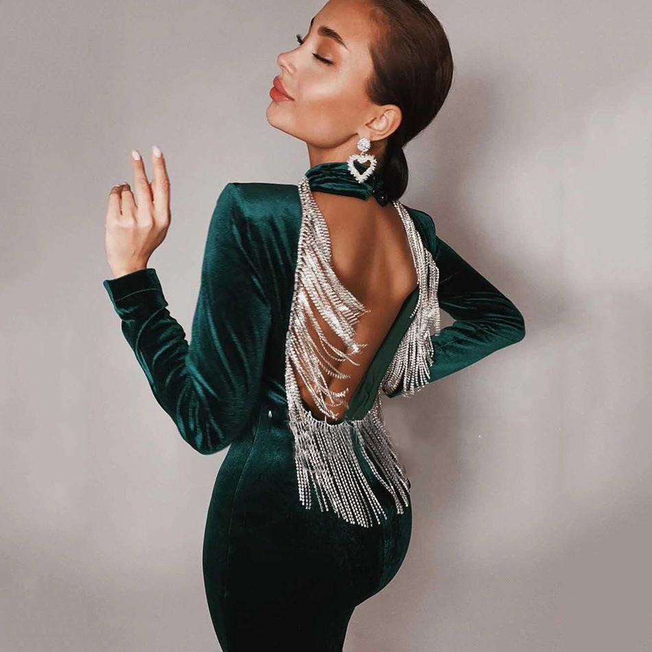 Sexy Back Tight Party Bandage Dress - Image 6