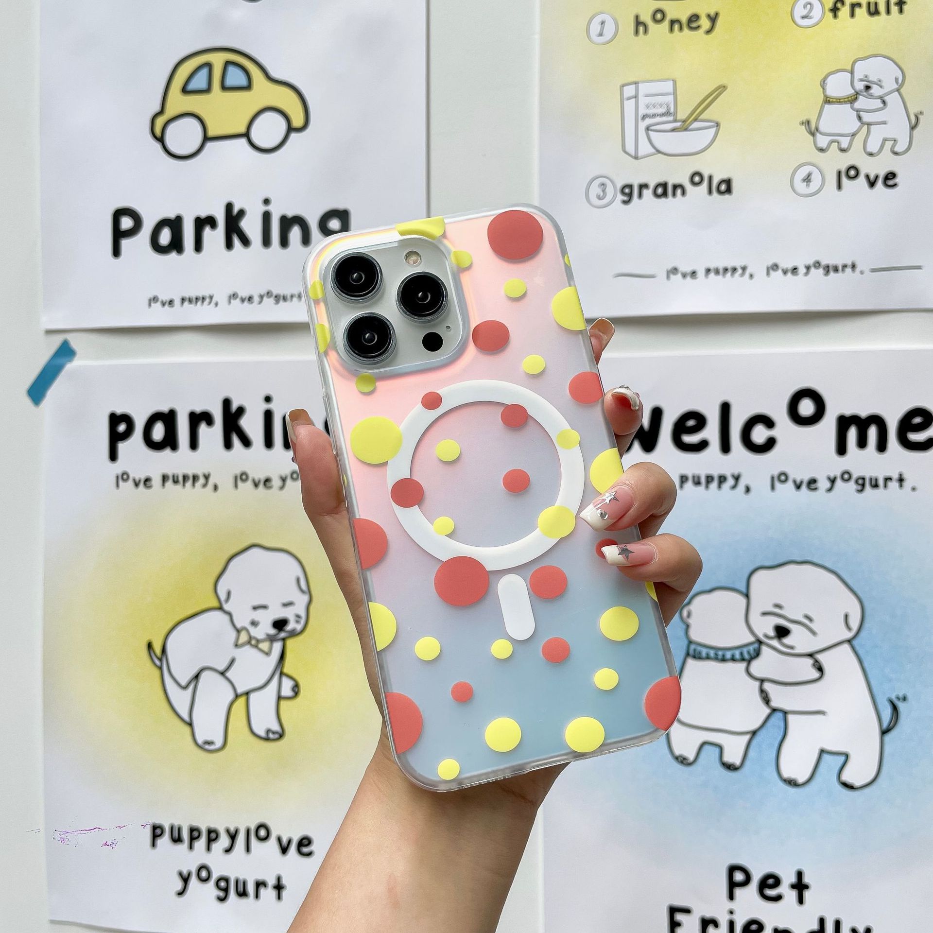 Magnetic Wave Point Phone Case - Image 2