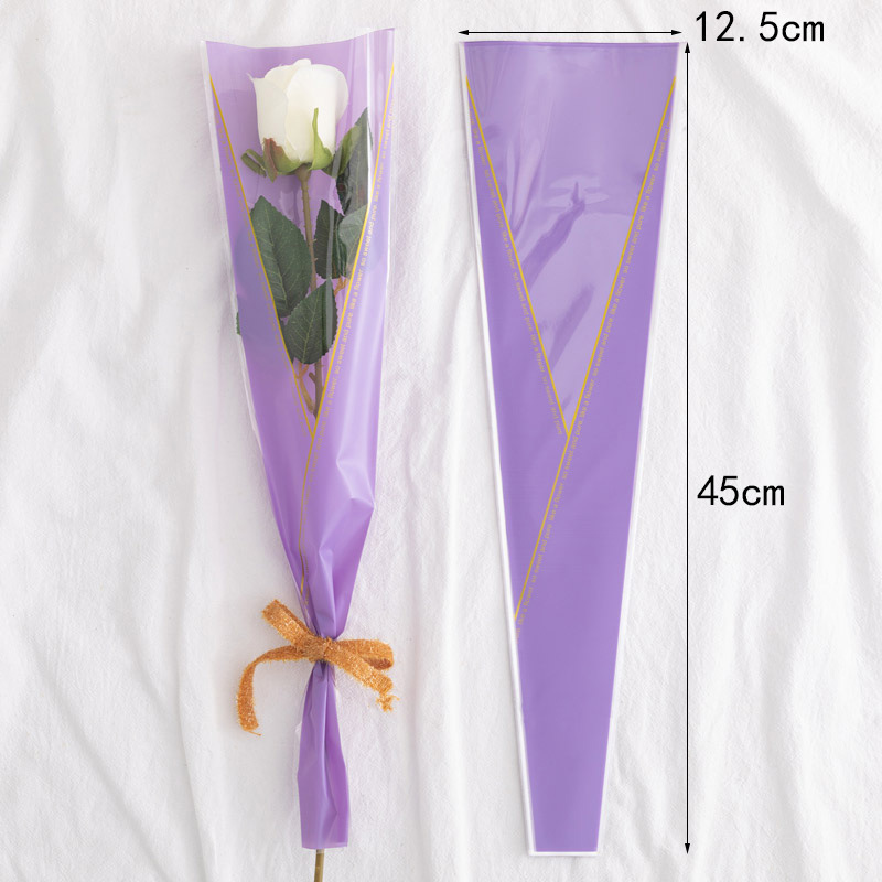 Bouquet Heart Single Rose Wrapping Paper - Image 9