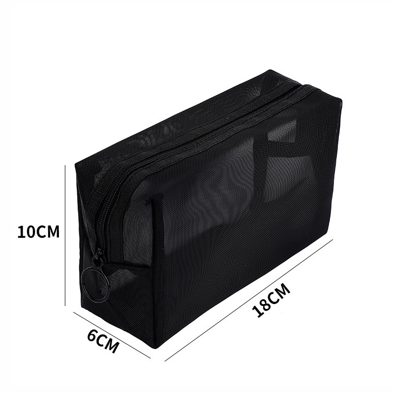 High-grade Transparent Mesh Cosmetic Bag - Image 6
