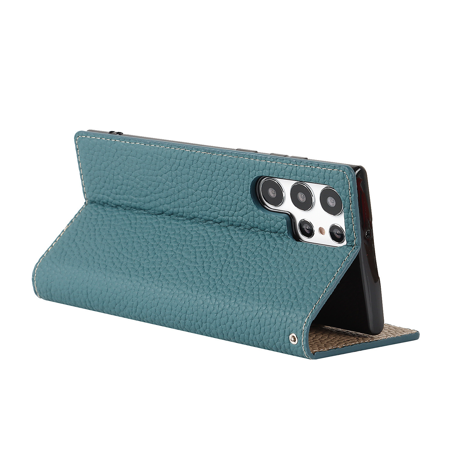 Litchi Leather Phone Case - Image 4