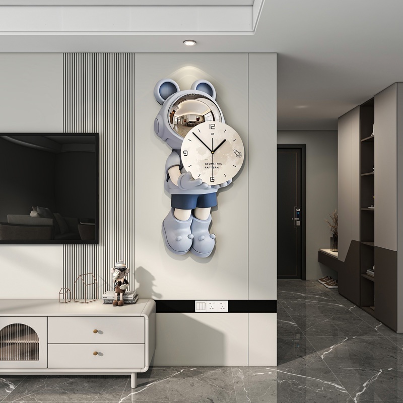 Modern Astronaut Wall Clock