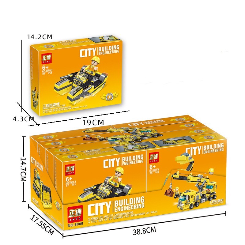 Assembly Construction Building Block Toy Car Set - Image 5