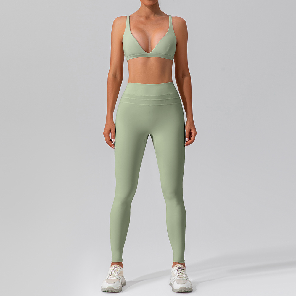 Outer Wear Running Sports Bra Suit - Image 3