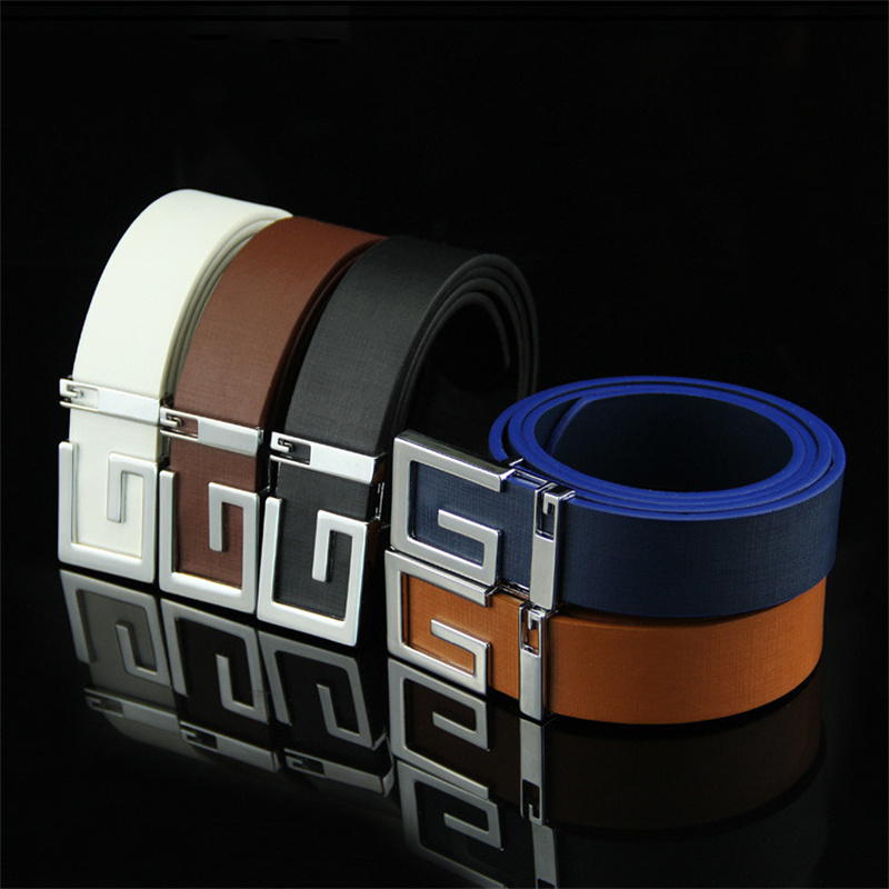 Fashionable Simple Smooth Buckle Belts