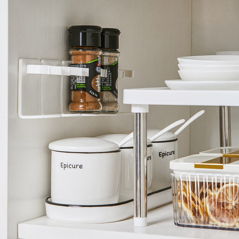 Wall Mounted Kitchen Seasoning Jar Rack - Image 2