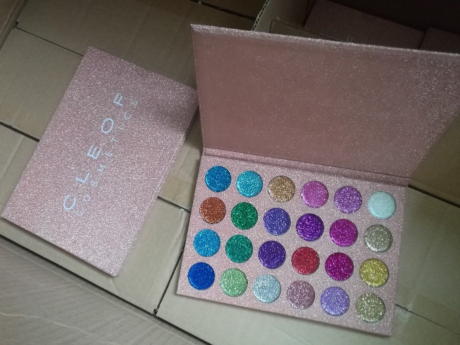 24 Shades Glitter Shimmer Eyeshadow