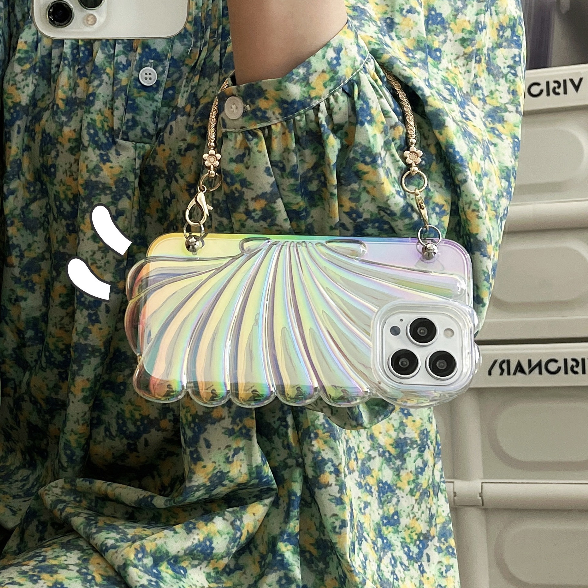 Silicone Carrying Chain Phone Case