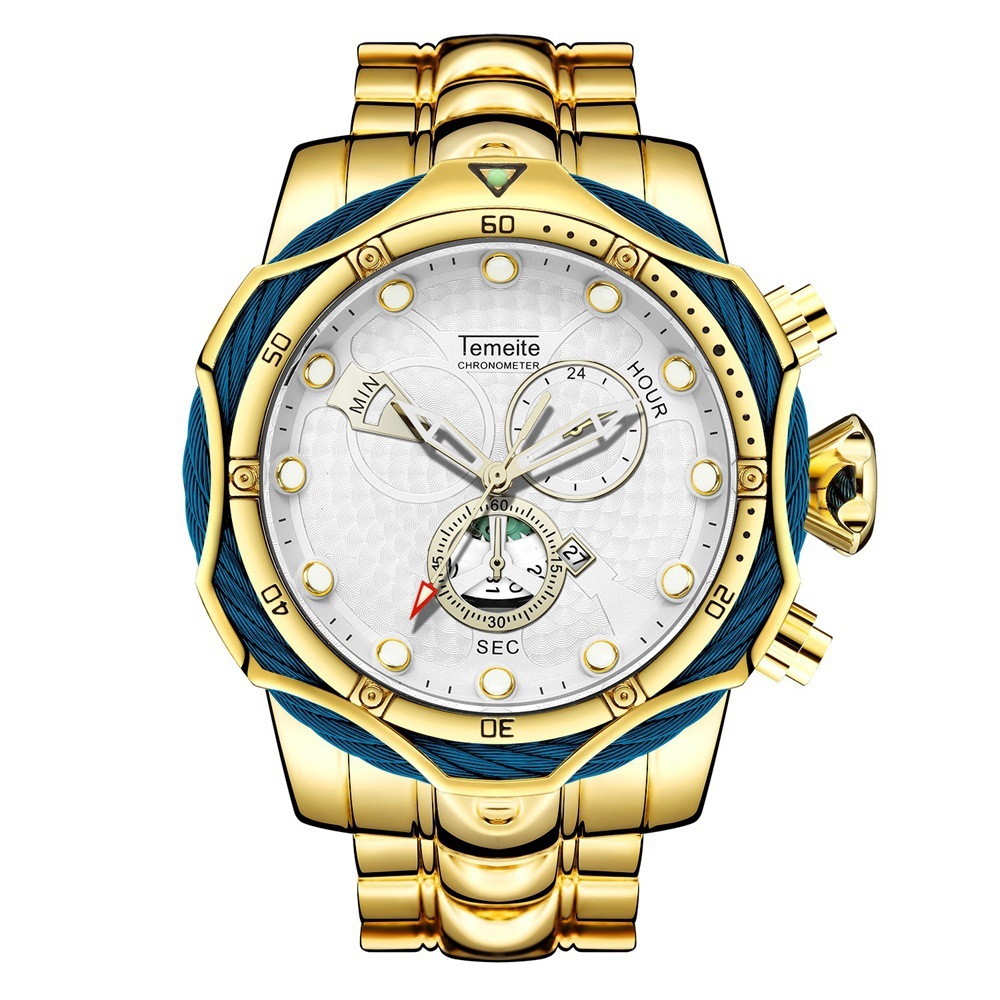 Hot Steel Band Quartz Watch - Image 4