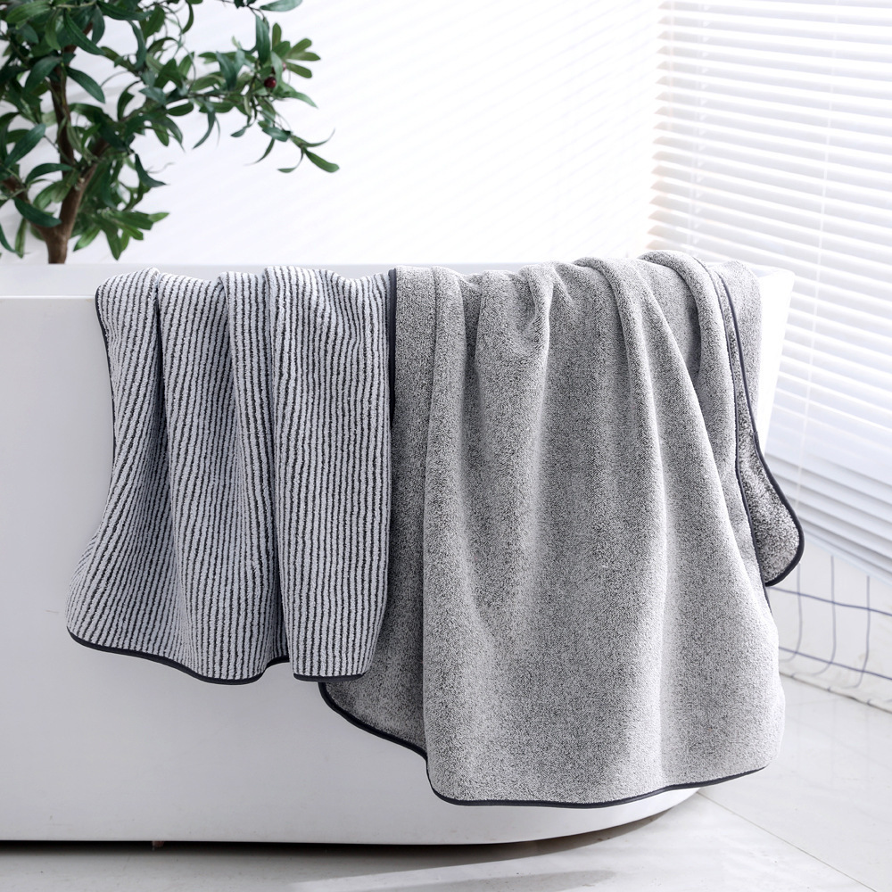 Antibacterial Bamboo Charcoal Coral Fleece Towel