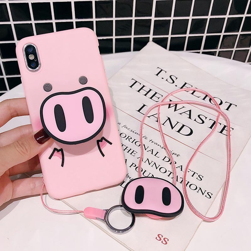 Funny Cartoon Cute Nose Pig Phone Case