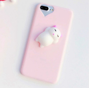 Lovely Cartoon Soft Cat Phone Case - Image 7
