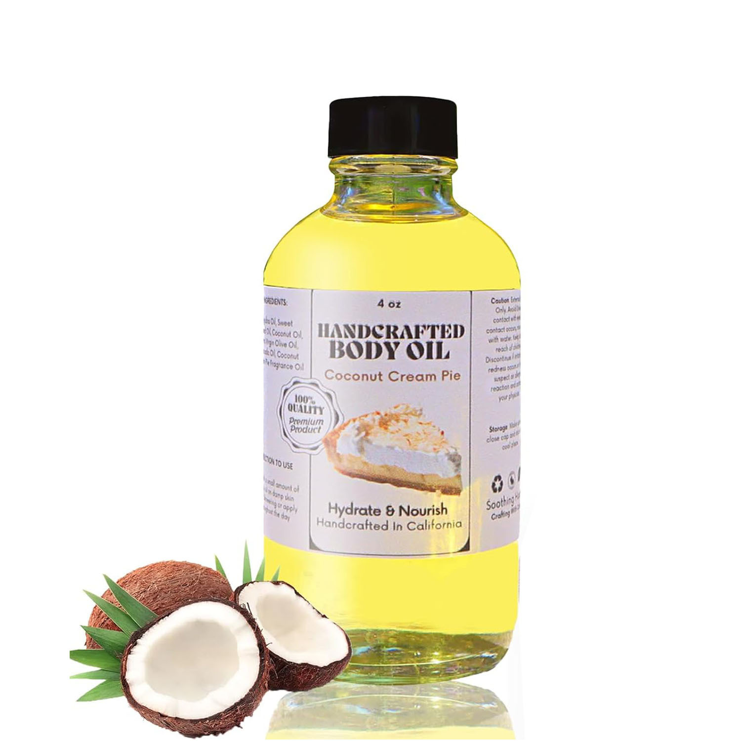 Handcrafted Coconut Cream Pie Body Oil - Image 4