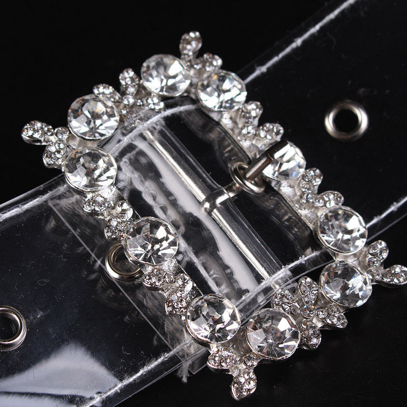 Ladies Belt Rhinestone Shirt Girdle - Image 3